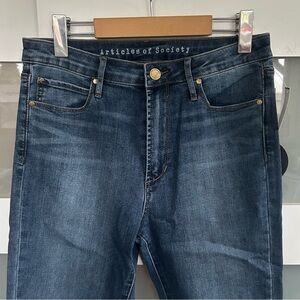Articles Of Society Dark Wash High-Rise Jeans